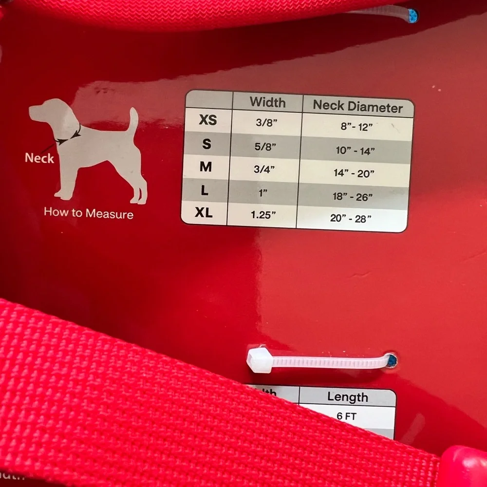 Coleman Red Pet Harness, Leash & Collar Set